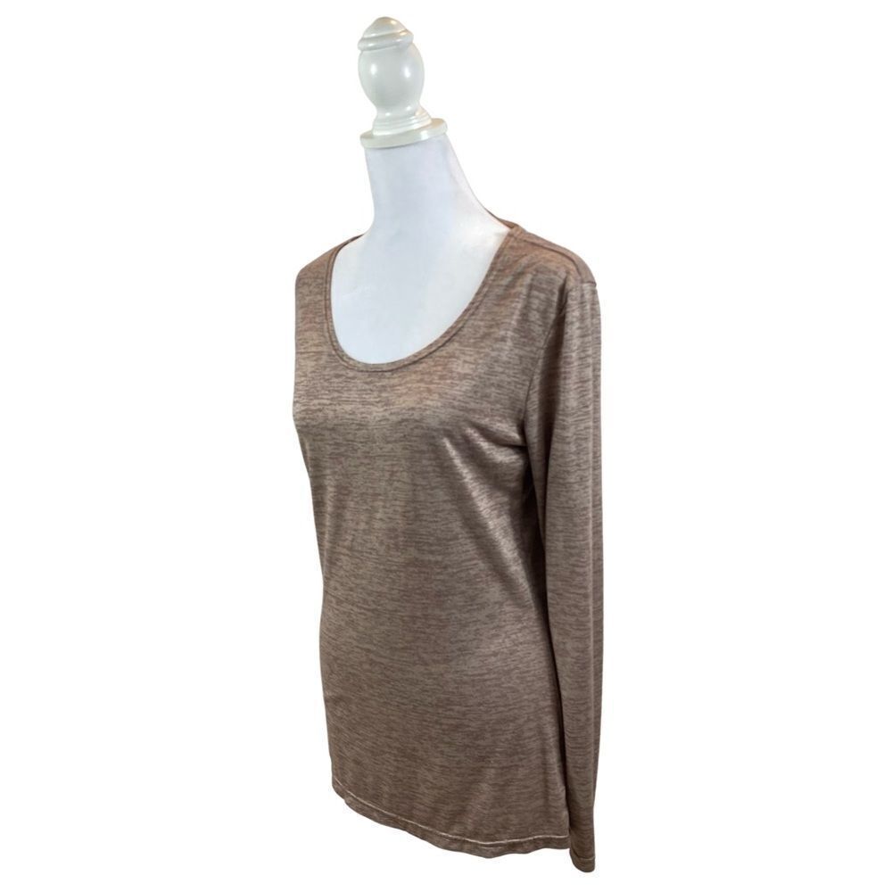 32 Degree Heat Brand Brown/Tan Long Sleeved T-Shirt‎ Size Large
